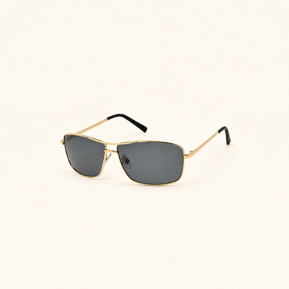 Polarized Metal Wrap Sunglasses - LECCE