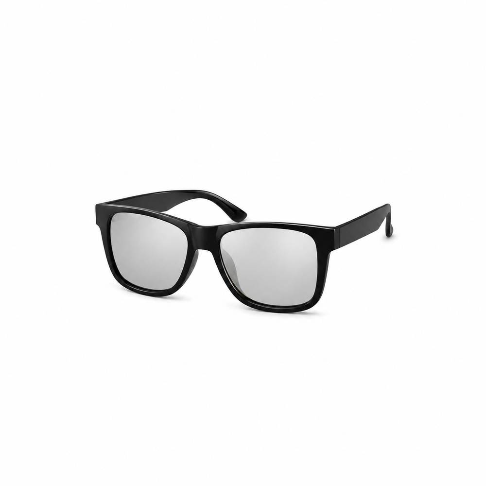Polarized Wayfarer Sunglasses - Silver/Gray