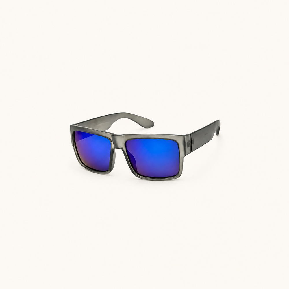 Polarized Wrap Sunglasses - Green Purple