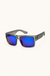 Polarized Wrap Sunglasses - Green Purple
