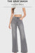 Gray wash wide-leg jeans supplier video