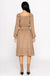 Printed Waist Smocking Dress - LECCE