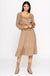 Printed Waist Smocking Dress - LECCE