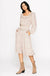 Printed Waist Smocking Dress - LECCE