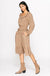 Printed Waist Smocking Dress - LECCE