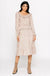 Printed Waist Smocking Dress - LECCE