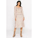 Printed Waist Smocking Dress - LECCE