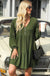 Puff Sleeve Buttoned Tiered Ruffled Mini Dress - LECCE