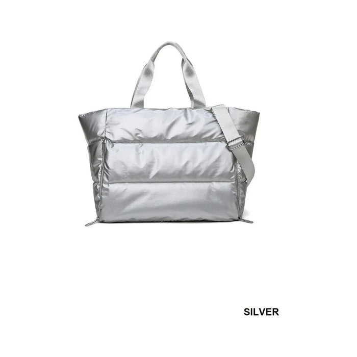 Puffy Quilted Waterproof Travel Sports Tote Bag - LECCE