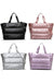 Puffy Quilted Waterproof Travel Sports Tote Bag - LECCE
