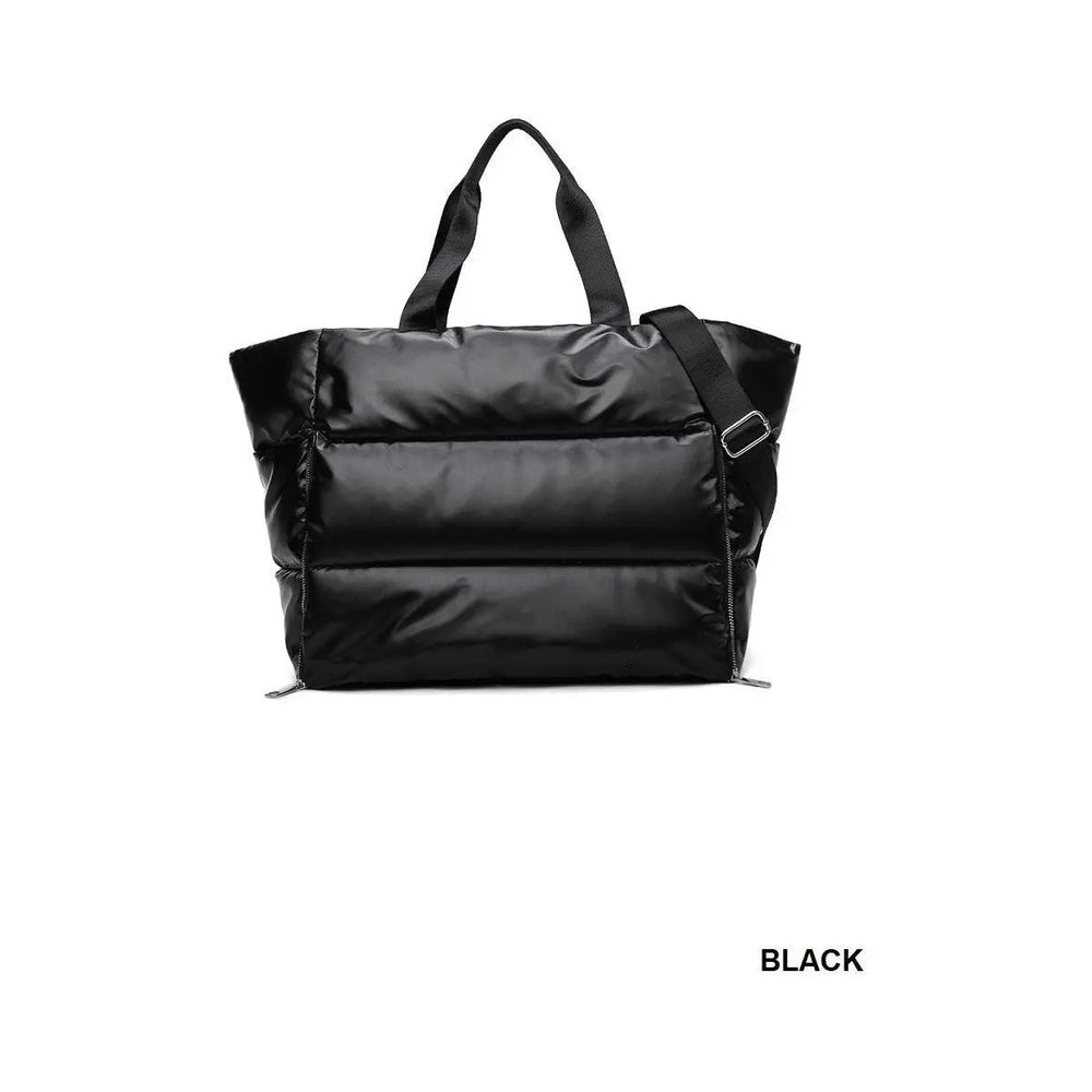 Puffy Quilted Waterproof Travel Sports Tote Bag - LECCE