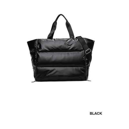 Puffy Quilted Waterproof Travel Sports Tote Bag - LECCE