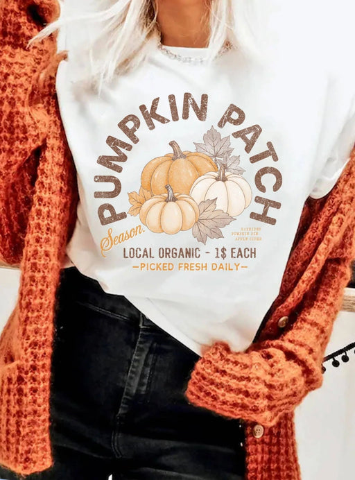 PUMPKIN PATCH GRAPHIC T SHIRT - LECCE