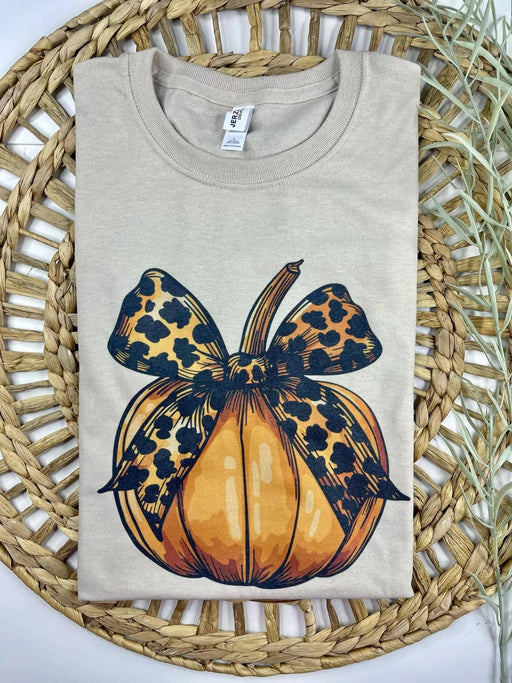 Pumpkin with Bow T-Shirt - LECCE