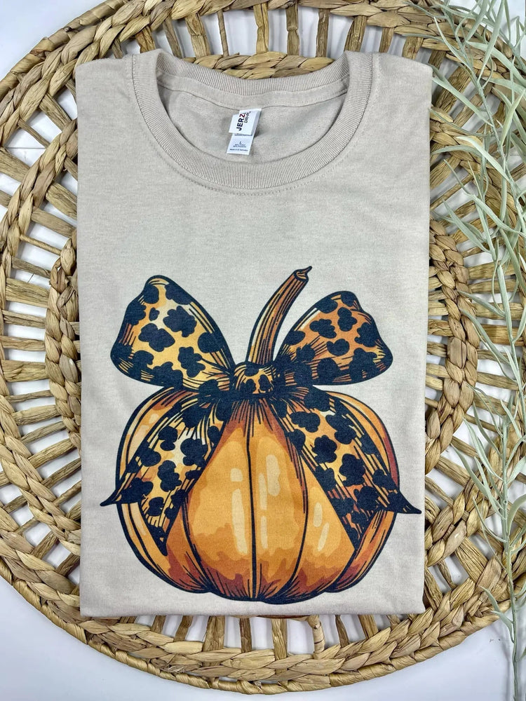Pumpkin with Bow T-Shirt - LECCE