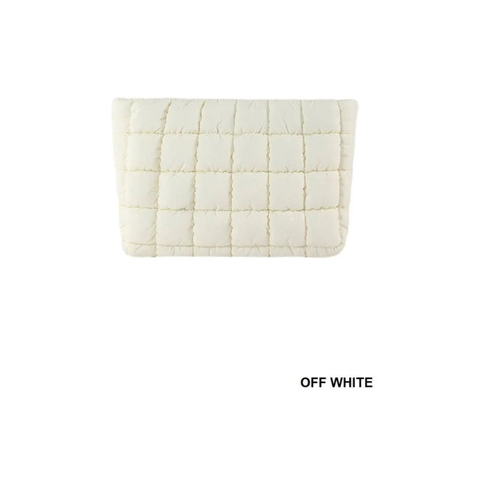 Quilted Cosmetic Makeup Pouch Clutch Bag - LECCE
