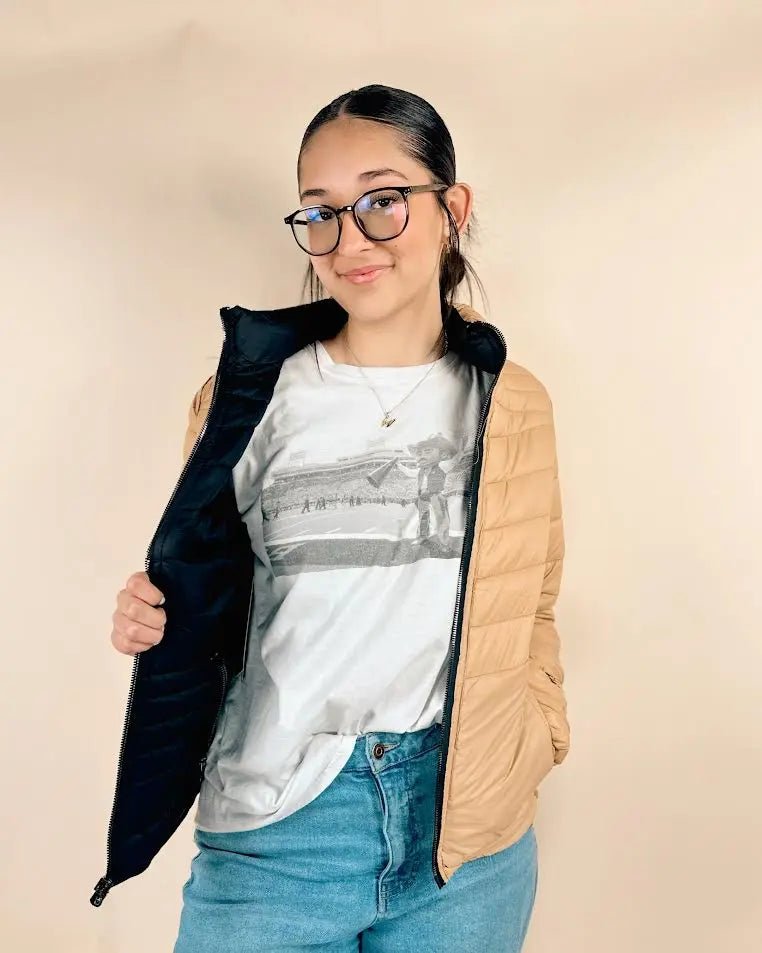 Reversible Nylon Quilted Puffer Jacket