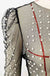 Rhinestone Faux Pearl Puff Mesh Top - LECCE
