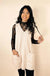 Ribbed V - Neck Vest Dress with Pockets - LECCE