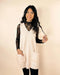 Ribbed V - Neck Vest Dress with Pockets - LECCE