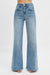 Risen High Rise Wide Leg Front Yoke Jeans - LECCE