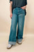 Risen High Rise Wide Leg Jeans - LECCE