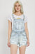 Risen Jeans Distressed Stretchy Shortall - LECCE