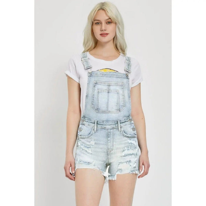 Risen Jeans Distressed Stretchy Shortall - LECCE