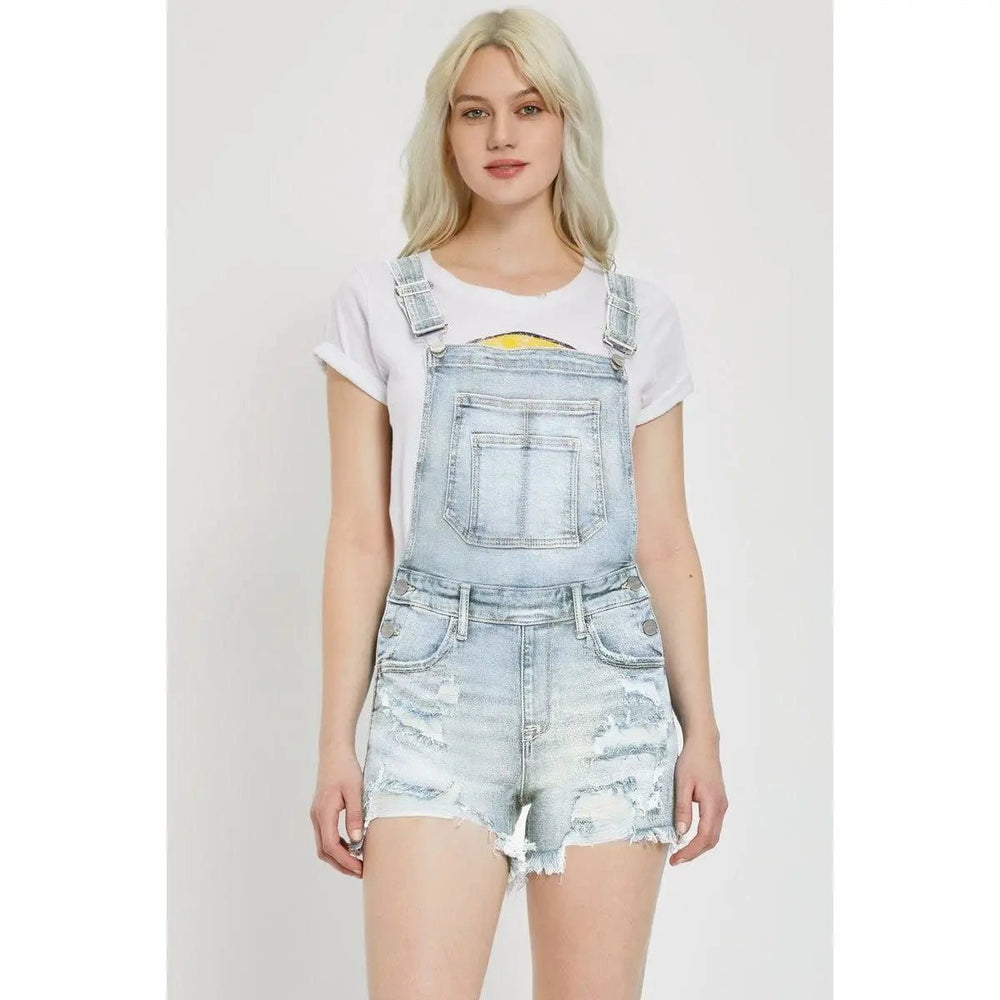 Risen Jeans Distressed Stretchy Shortall - LECCE