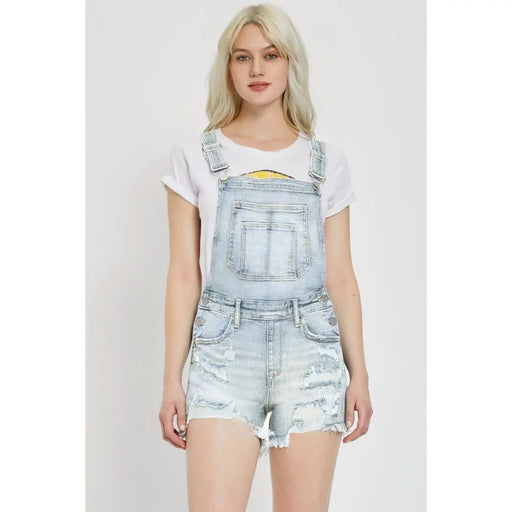 Risen Jeans Distressed Stretchy Shortall - LECCE