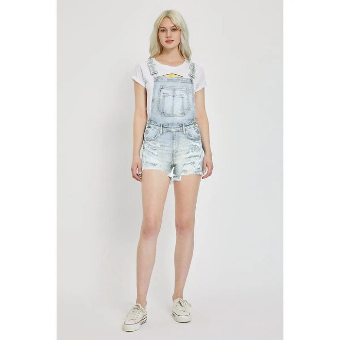 Risen Jeans Distressed Stretchy Shortall - LECCE