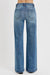 Risen Tummy Control High Rise Wide Leg Jeans - LECCE
