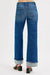 Risen Tummy Control Mid Rise Wide Leg Cuffed Jeans - LECCE