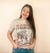 Rodeo Cowboy Hand Drawn Graphic T-shirt - LECCE