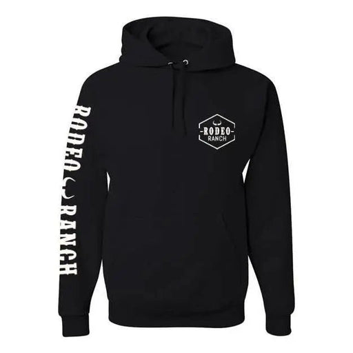 Rodeo Ranch Branding Logo Hoodie Sweatshirt - Black - LECCE
