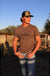 Rodeo Ranch Classic Logo Short Sleeve Shirt - Heather Brown - LECCE