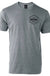 Rodeo Ranch Spur Flag Short Sleeve Shirt - Heather Grey - LECCE