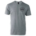Rodeo Ranch Spur Flag Short Sleeve Shirt - Heather Grey - LECCE
