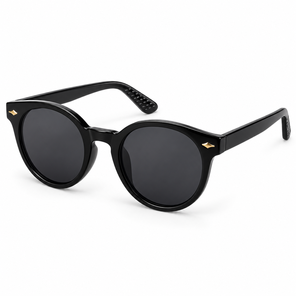 Black Smoke Gold Stud