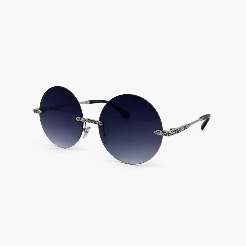 Round Fashion Metal Sunglasses