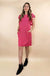 Ruffled Flutter Sleeve Mini Dress - LECCE