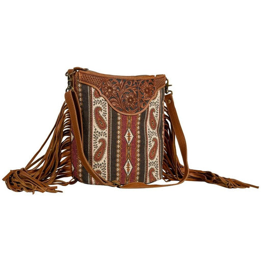 Mojave Paisley Fringed Hand-Tooled Bags
