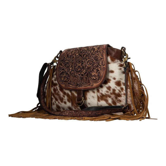 Classic Country Fringed Hand-Tooled Mayra Bag