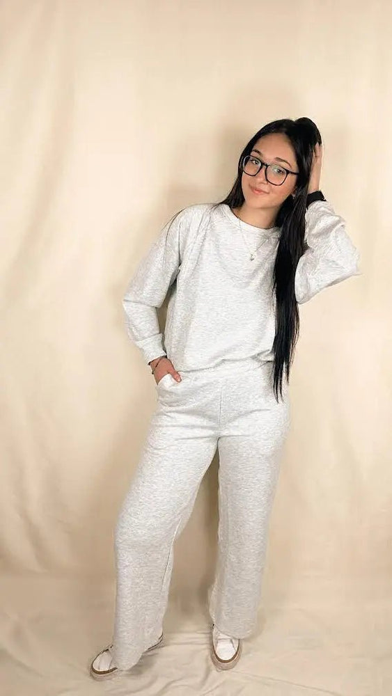 Scuba Crewneck Pullover & Pants Set - LECCE