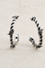 Western Barbed Wire Hoop Earrings