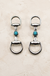 Western Turquoise Snaffle Bit Post Earrings