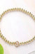 SECRET BOX_ Monogram Initial Stretch Bracelet - LECCE