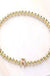 SECRET BOX_ Monogram Initial Stretch Bracelet - LECCE