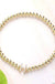 SECRET BOX_ Monogram Initial Stretch Bracelet - LECCE
