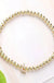 SECRET BOX_ Monogram Initial Stretch Bracelet - LECCE